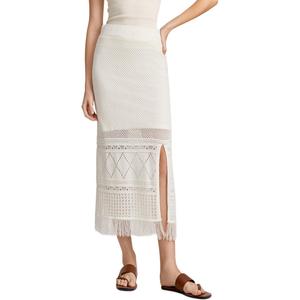 ELLE Повседневная длинная юбка Women's Ecru