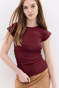 Рубашка No Matter What, бургундия