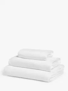 Полотенце John Lewis Spa Waffle, белый