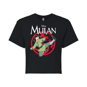 Укороченная футболка Disney's Mulan Juniors Licensed Character