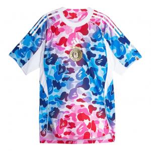 Джерси adidas x BAPE FB Slim-Fit Jersey 'Shock Blue Pink'