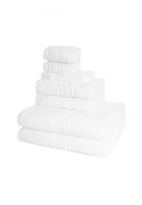 Набор полотенец Ross Cashmere Feeling с узором, 8 штук, белый