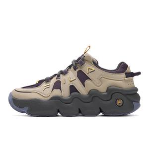 FILA Абразивостойкие легкие нескользящие низкие повседневные кроссовки Men's Brown