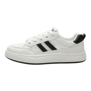 Женские нескользящие износостойкие низкие кроссовки для скейтбординга DUSTO, White Black