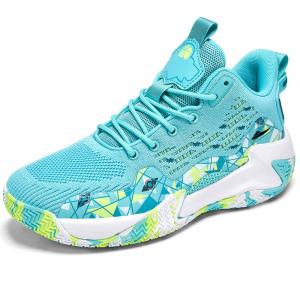 Kuding Баскетбольные кроссовки мужские высокие, черные, белые, черные, оранжевые, красные, аквамариновые, зеленые