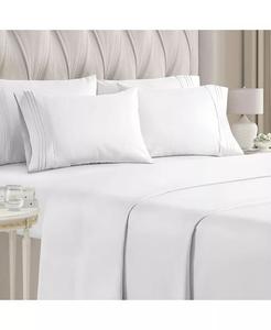 Комплект постельного белья из микрофибры из 6 предметов — King CGK Unlimited, белый