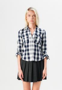 Блуза Hollister Co. TREND DROP HERITAGE WOVEN COLLAR, Dark Blue