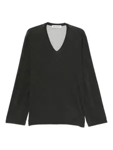 Джемпер с V-образным вырезом и длинными рукавами Gorge Our Legacy, черный