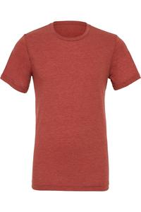 Футболка с круглым вырезом из холщовой ткани Triblend / Мужская футболка с коротким рукавом BELLA + CANVAS, цвет clay triblend