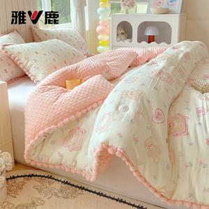 Yalu Теплое одеяло 200х230 см, хлопок, вес 3,75 кг, антибактериальная обработка, мягкое и дышащее