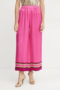 Шелковые брюки Luisa Spagnoli, розовый