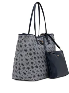 Сумка-тоут с монограммой Guess Usa, серый