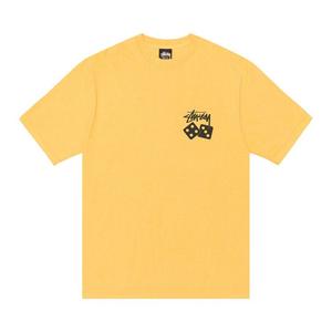 Футболка Stussy Dice Tee Pigment Dyed, Yellow