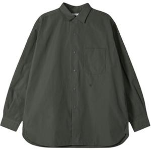 Рубашка Regular Collar Wind Shirt Unisex Nanamica, серый