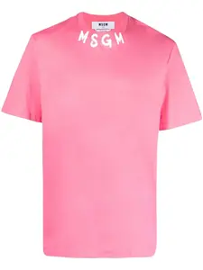 Футболка с логотипом MSGM, розовый