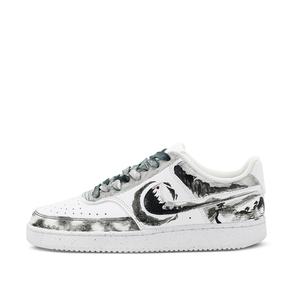 Court Vision 1 Cloud Ink and Serenity кроссовки для скейтбординга с амортизацией, износостойкие низкие унисекс Nike, черный