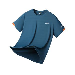 Футболка Unisex Crew Neck тонкая Jeep, lake синий