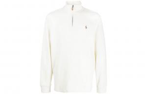 Поло Пони Застегивающийся Свитер Polo Ralph Lauren, Цвет Слоновая Кость