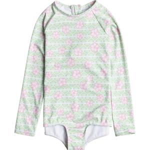 Комбинезон-рашгард из хибилина для маленьких девочек ROXY, White Hibline