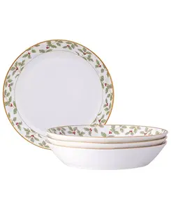 Набор мисок для ужина "Холли и ягоды" из 4 предметов, сервиз на 4 персоны Noritake, multi