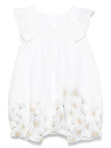 Боди с цветочным принтом Patachou, белый
