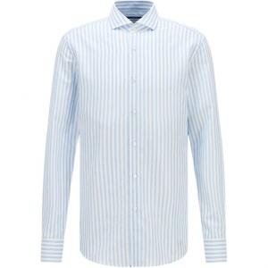 HUGO BOSS Мужская рубашка светло-голубого цвета