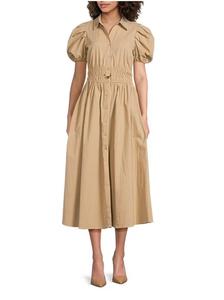 Платье миди Marleigh цвета хаки En Saison, хаки