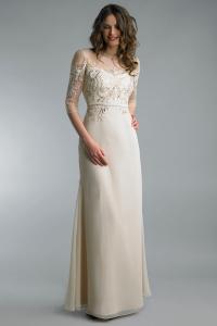 Вечернее платье с пайетками Basix Black Label, Champagne