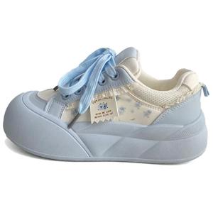 City camel Женские лоу-топ скейтборд кроссовки светло-голубые, цвет Light Blue