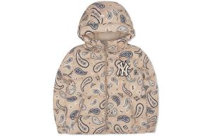 MLB Пуховик зимний унисекс бежево-желтый, Beige Yellow