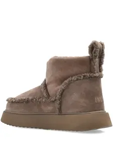 Женские ботинки Inuikii из овчины, коричневый