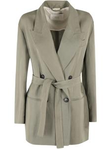 Куртка с поясом Tela, зеленый