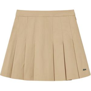 SS25 Повседневные короткие юбки Women's LACOSTE, 02S/Milk Coffee