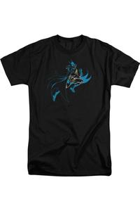 Футболка Batman Neon Batman с коротким рукавом для взрослых Gildan, черный