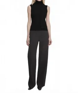 Кашемировый шарф-топ без швов, черный Enza Costa