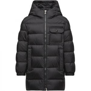 Moncler Детская черная пуховая куртка