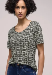 Футболка с минималистичным принтом mit Street One, Blau