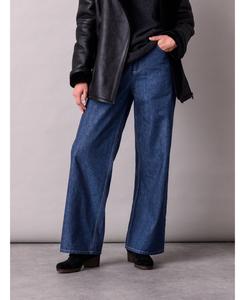 Женские джинсы с широкими штанинами Celtic & Co, Indigo mid wash