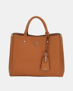 Сумка через плечо с молнией и магнитной застежкой Guess, светло-коричневый