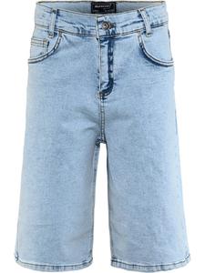 Blue Effect Шорты-бермуды из джинсовой ткани, облегающие, с узким поясом, светло-голубые