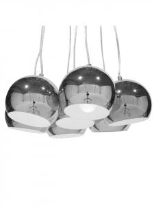 Beliani Подвесные светильники OLZA серебристо-белого цвета - (Ш) 14 x (В) 159 x (Д) 14 см