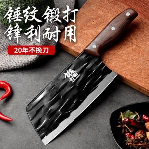 Plys Нож Dragon Spring Forged Cleaver, профессиональный шеф-нож для резки костей, кухонный нож [Фирменный закаленный кованый], круглый кухонный нож Dragon Spring [Острый и прочный, 15.7см]
