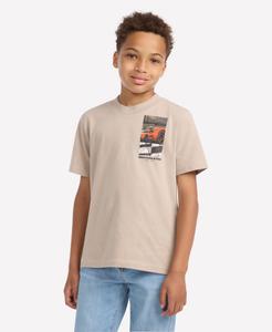 Детская футболка "Экзотическая машина" abercrombie kids, Simply Taupe
