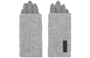 Вязаные перчатки Women's ELLE, серебро mist серый