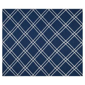 Ковер ручной работы из шерсти Dhurries Crossnet, плоский переплетенный Safavieh, мультиколор, 153x244 см