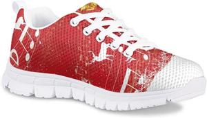 Милые детские кроссовки для повседневной носки, модные спортивные и беговые легкие дышащие обувь Animepark, красный