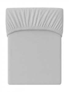 Cats Collection Простыня на резинке из фланели серебристого цвета