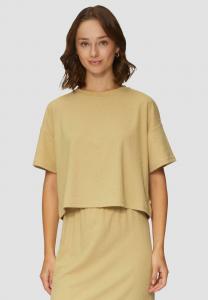 Блуза VERKÜRZTES MIT STRUKTUR QS, темно-желтый