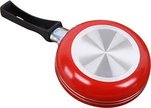 Сковорода из нержавеющей стали, 5,5 дюйма, антипригарное покрытие, цвет случайный, для кухонной посуды Einemgeld