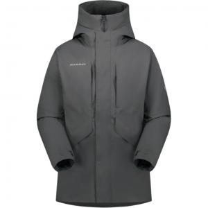Пуховая куртка Floeberg Down Jackets для мужчин, утепленная парка с капюшоном Mammut, темный cloud серый